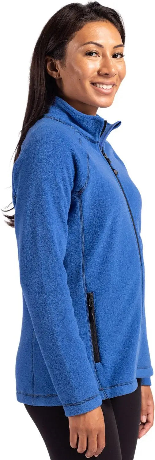 Clique Lqo00067 Powder Fleece Full Zip Womens Jacket - Royal Blue