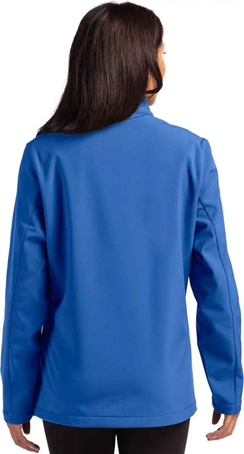 Clique Lqo00068 Tempo Stretch Full Zip Womens Softshell Jacket - Royal Blue Black - Blue/black / Ladies Xs