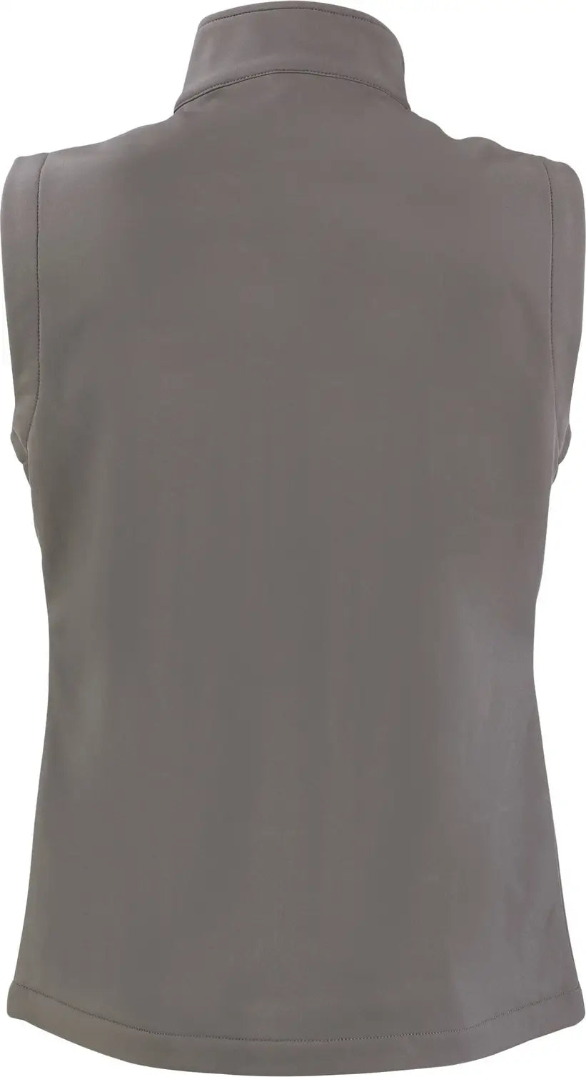 Clique Lqo00069 Tempo Stretch Full Zip Womens Softshell Vest - Pure Slate Black