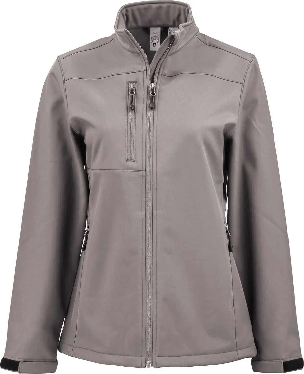 Clique Lqo00070 Tempest Waterproof Full Zip Womens Softshell Jacket - Pure Slate