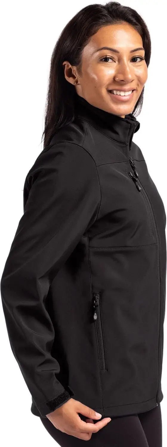 Clique Lqo00070 Tempest Waterproof Full Zip Womens Softshell Jacket - Black