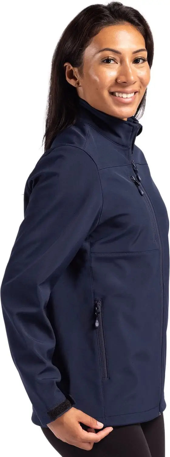 Clique Lqo00070 Tempest Waterproof Full Zip Womens Softshell Jacket - Dark Navy