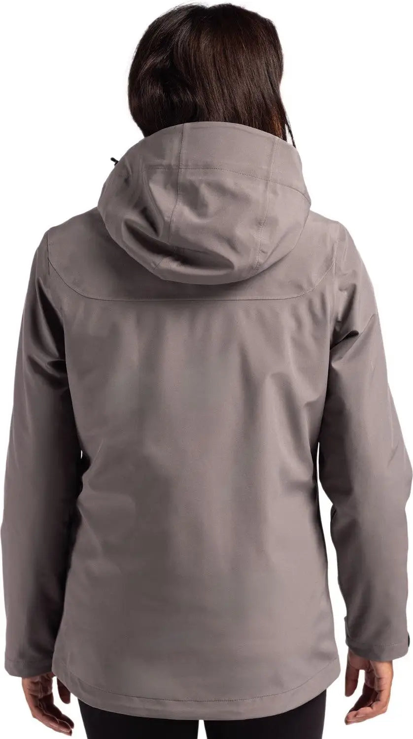 Clique Lqo00071 Cornice 3-in-1 Waterproof Parka + Inner Layer Full Zip Womens Jacket System - Pure Slate