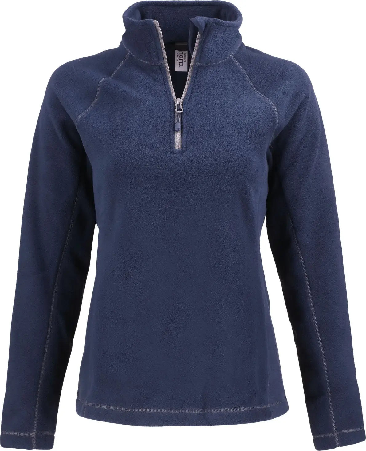 Clique Lqo00072 Powder Recycled Fleece Womens Quarter Zip Pullover - Dark Navy