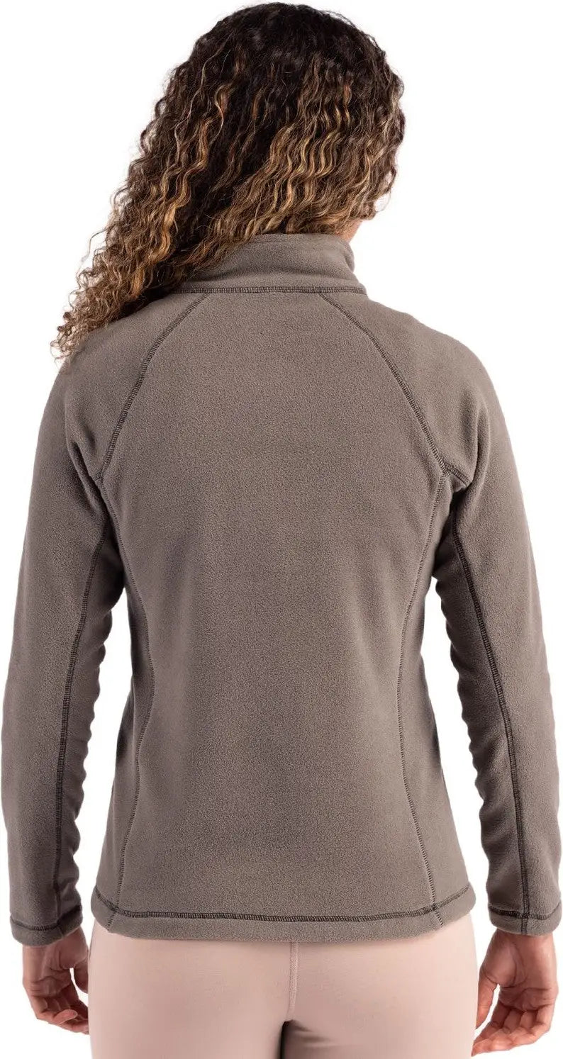 Clique Lqo00072 Powder Recycled Fleece Womens Quarter Zip Pullover - Pure Slate