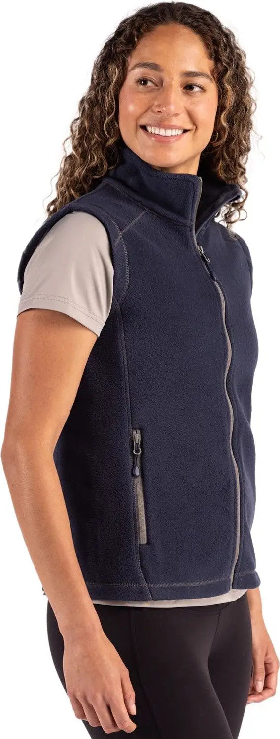 Clique Lqo00074 Powder Recycled Fleece Womens Vest - Dark Navy