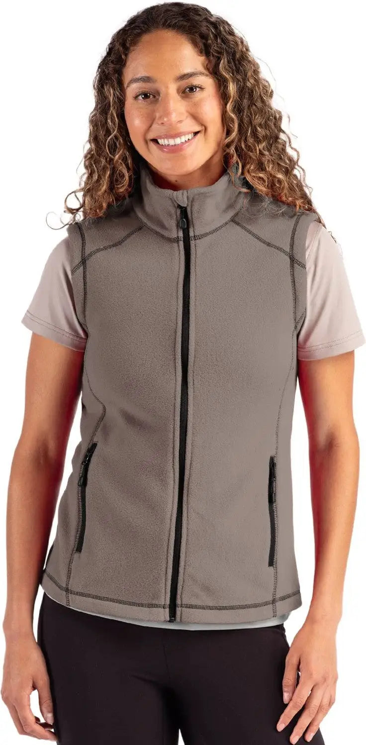 Clique Lqo00074 Powder Recycled Fleece Womens Vest - Pure Slate - Ladies Xs