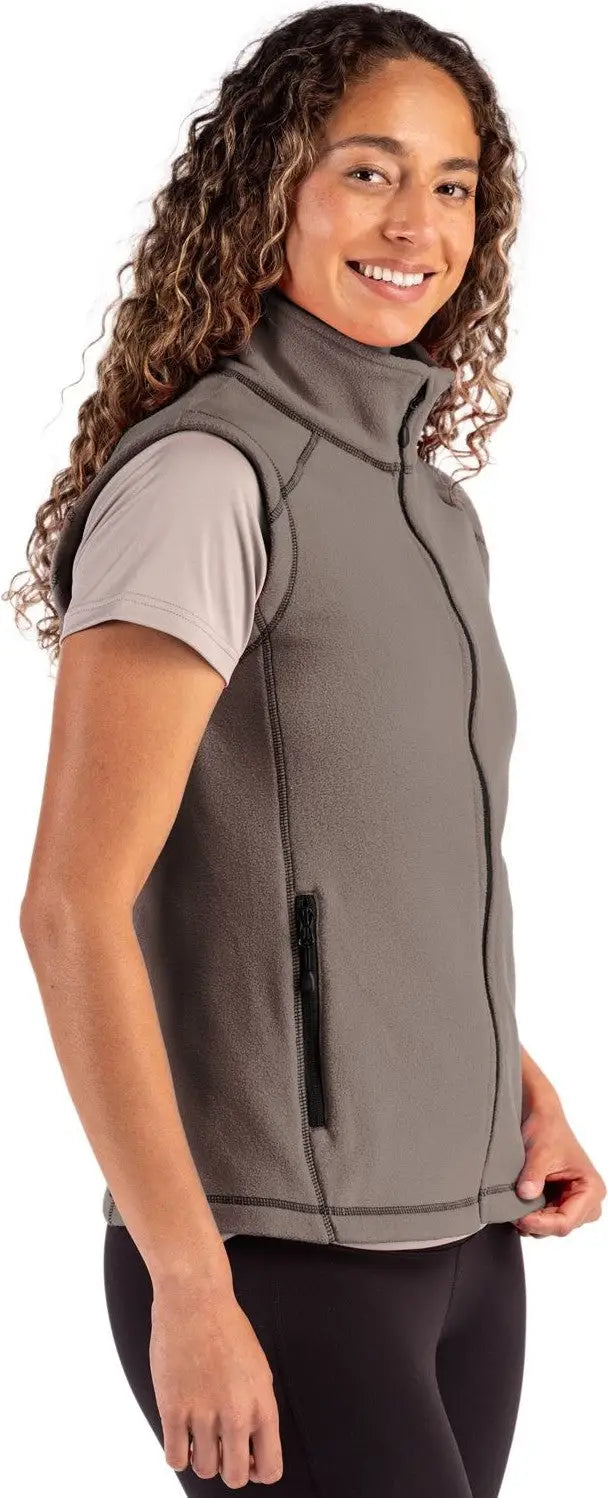 Clique Lqo00074 Powder Recycled Fleece Womens Vest - Pure Slate