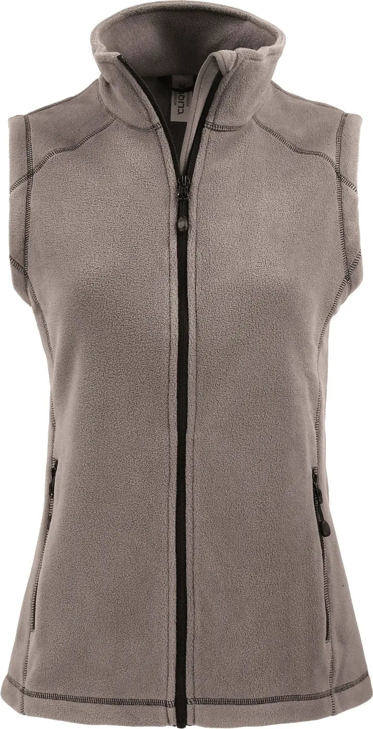 Clique Lqo00074 Powder Recycled Fleece Womens Vest - Pure Slate