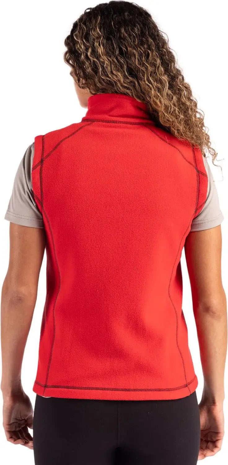 Clique Lqo00074 Powder Recycled Fleece Womens Vest - Red