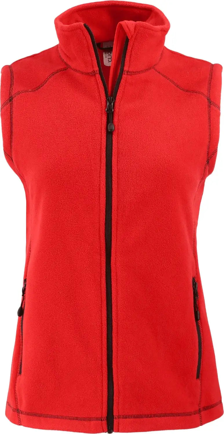 Clique Lqo00074 Powder Recycled Fleece Womens Vest - Red