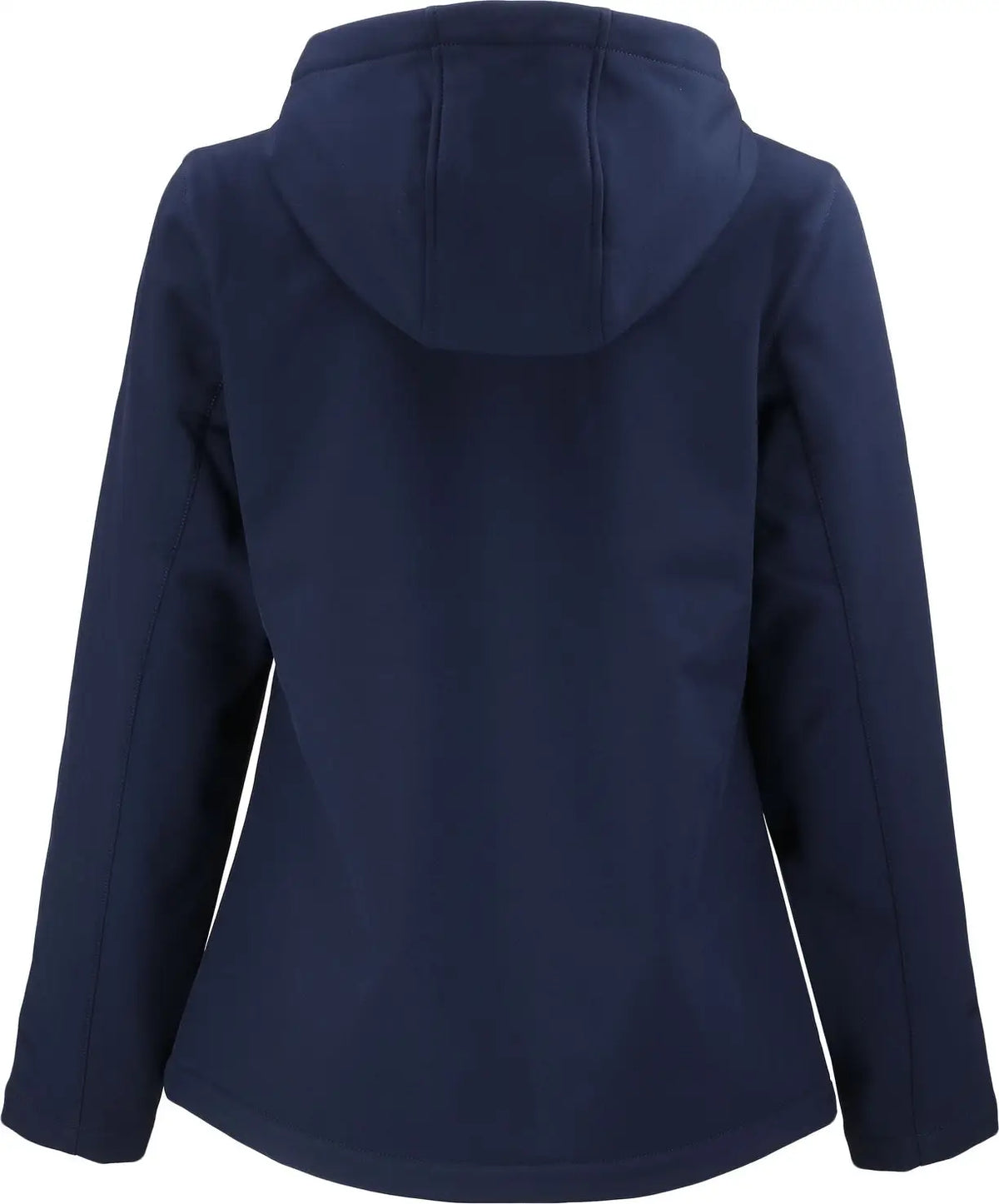 Clique Lqo00075 Tempo Recycled Stretch Softshell Womens Hooded Jacket - Dark Navy Pure Slate