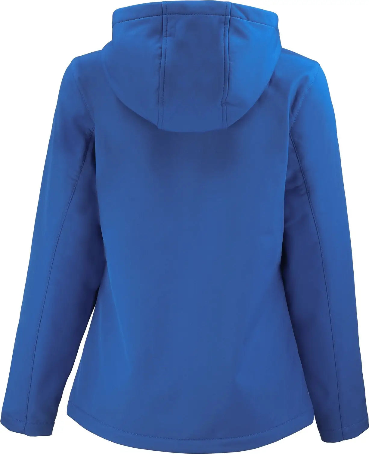 Clique Lqo00075 Tempo Recycled Stretch Softshell Womens Hooded Jacket - Royal Blue Black