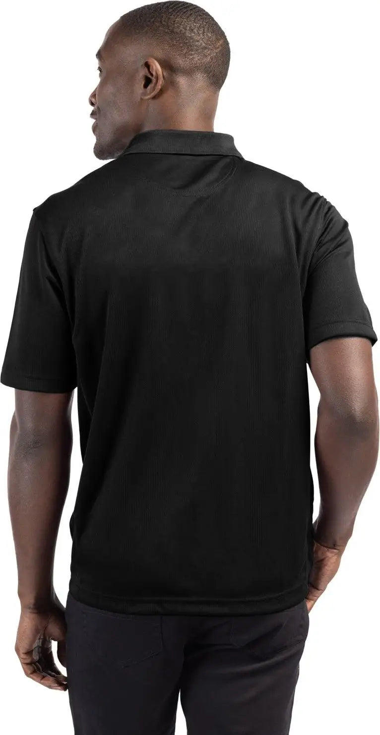 Clique Mqk00023 Ice Pique Mens Short Sleeve Tech Polo - Black
