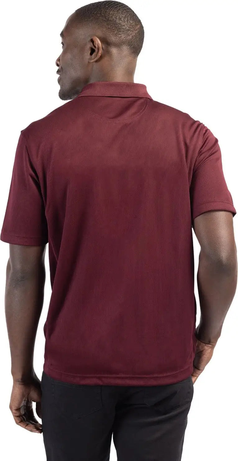 Clique Mqk00023 Ice Pique Mens Short Sleeve Tech Polo - Bordeaux