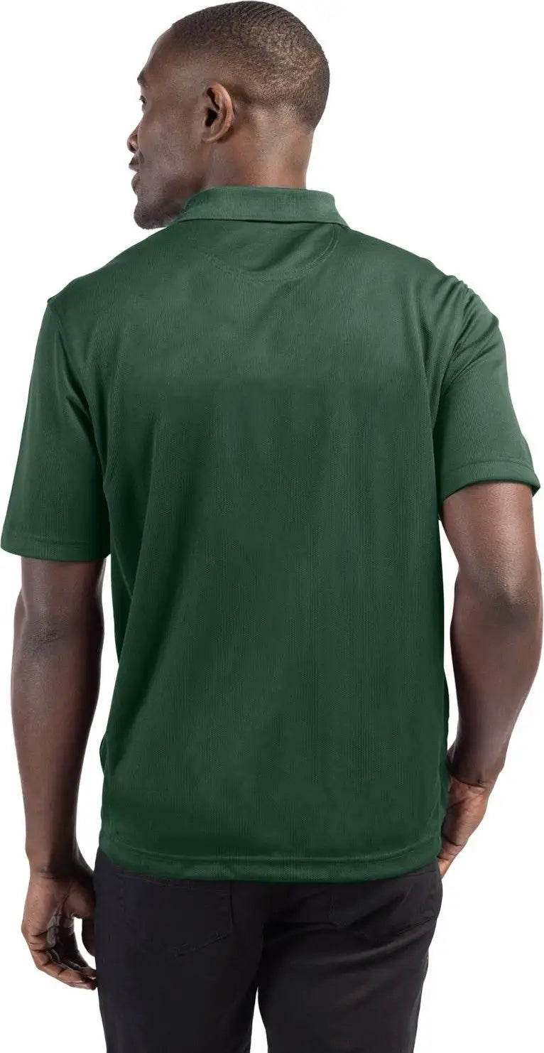 Clique Mqk00023 Ice Pique Mens Short Sleeve Tech Polo - Bottle Green