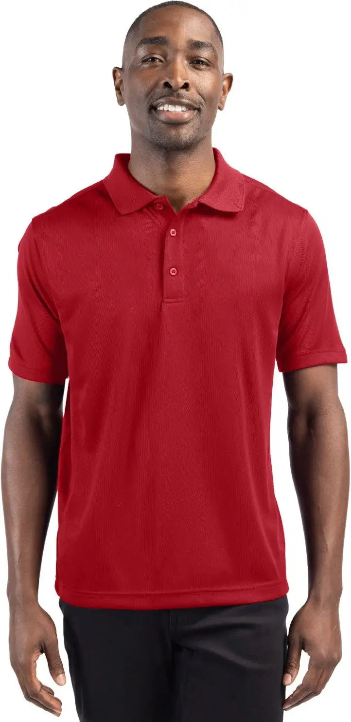 Clique Mqk00023 Ice Pique Mens Short Sleeve Tech Polo - Cardinal Red - Adult s