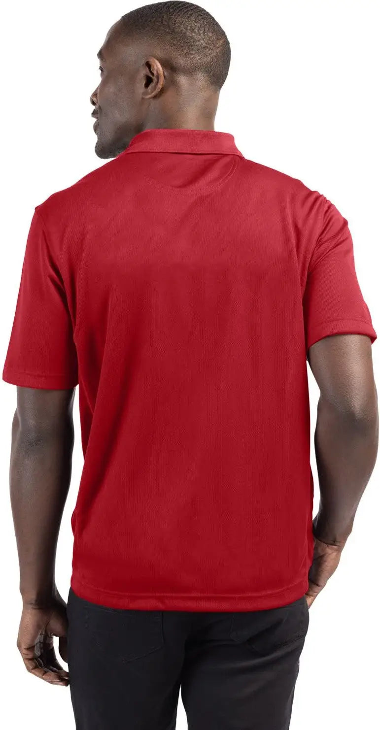 Clique Mqk00023 Ice Pique Mens Short Sleeve Tech Polo - Cardinal Red