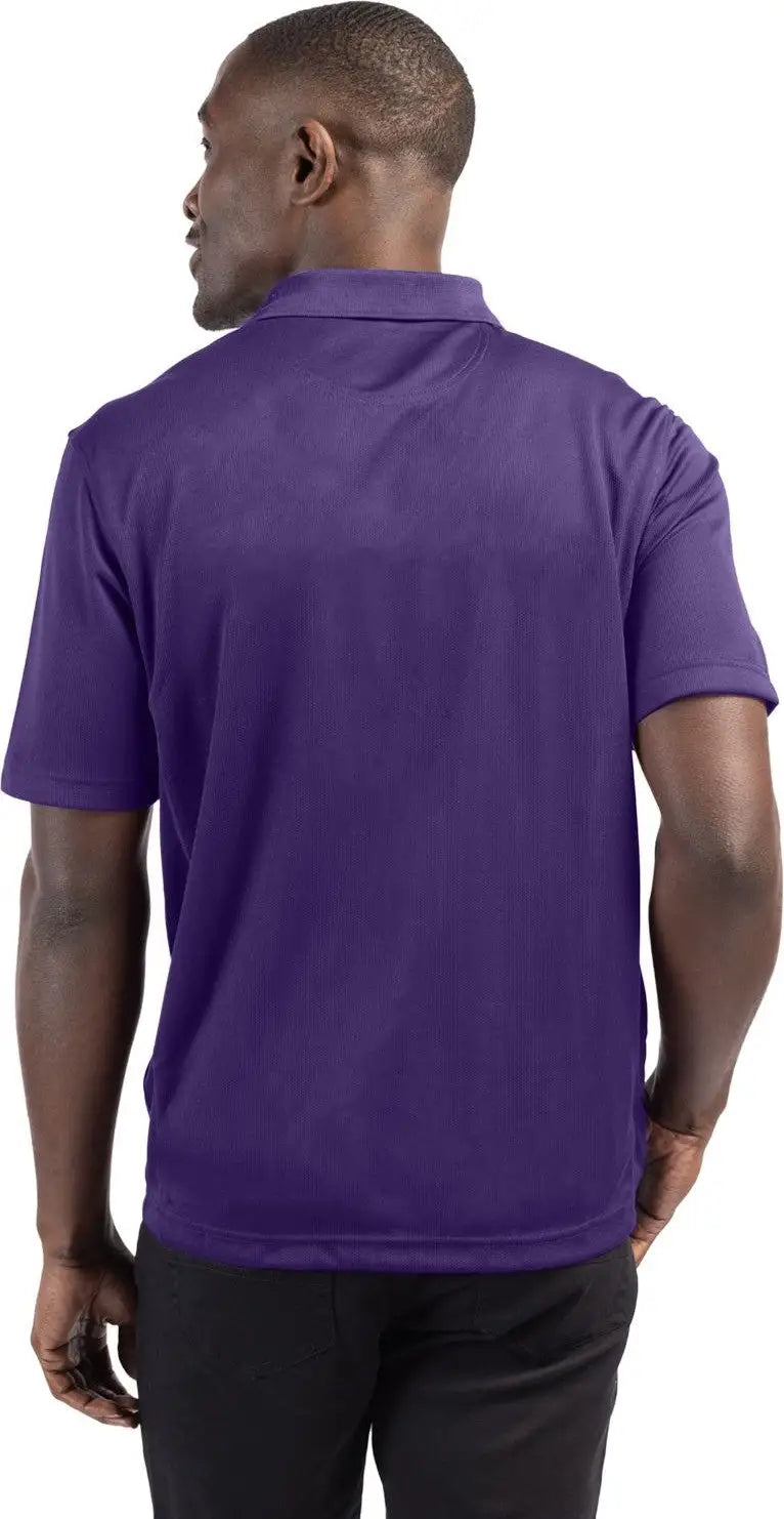 Clique Mqk00023 Ice Pique Mens Short Sleeve Tech Polo - College Purple