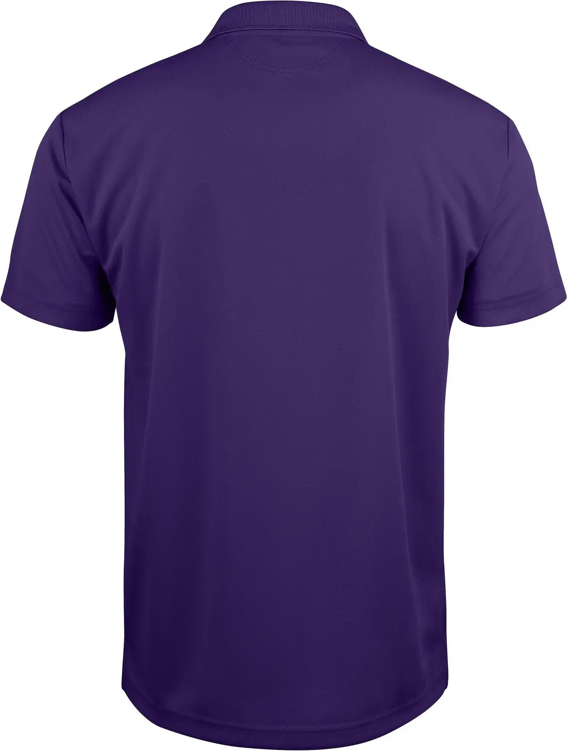 Clique Mqk00023 Ice Pique Mens Short Sleeve Tech Polo - College Purple