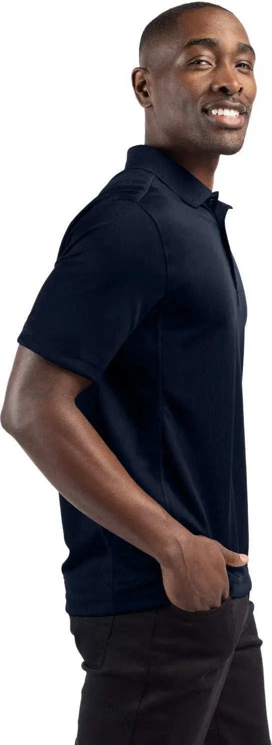 Clique Mqk00023 Ice Pique Mens Short Sleeve Tech Polo - Dark Navy