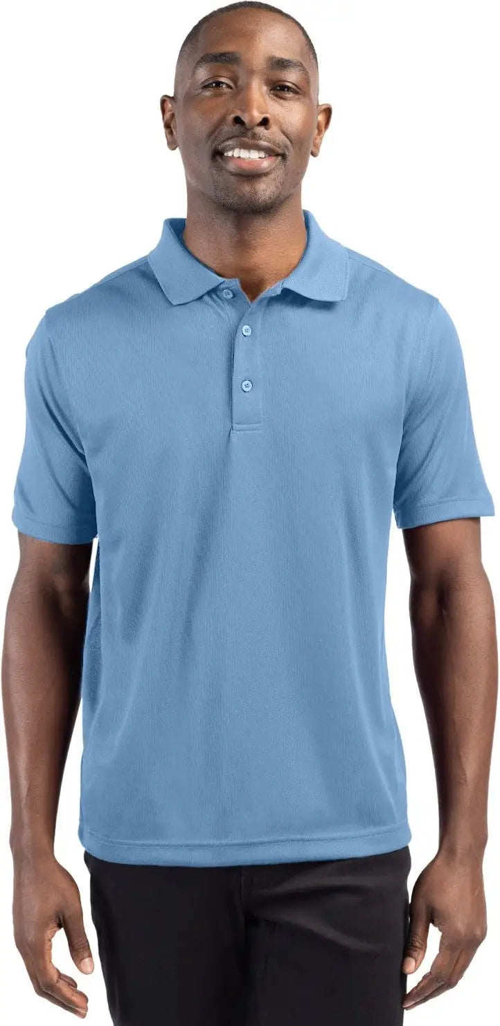 Clique Mqk00023 Ice Pique Mens Short Sleeve Tech Polo - Light Blue - Adult s