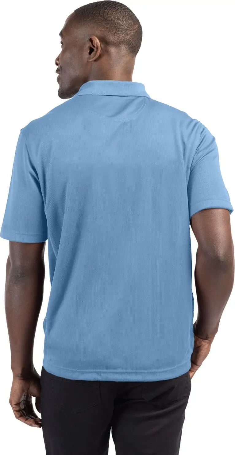 Clique Mqk00023 Ice Pique Mens Short Sleeve Tech Polo - Light Blue