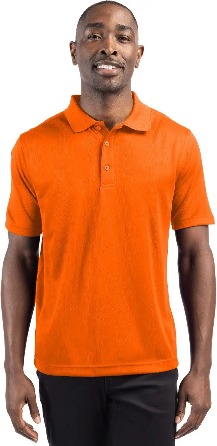 Clique Mqk00023 Ice Pique Mens Short Sleeve Tech Polo - Orange - Adult s