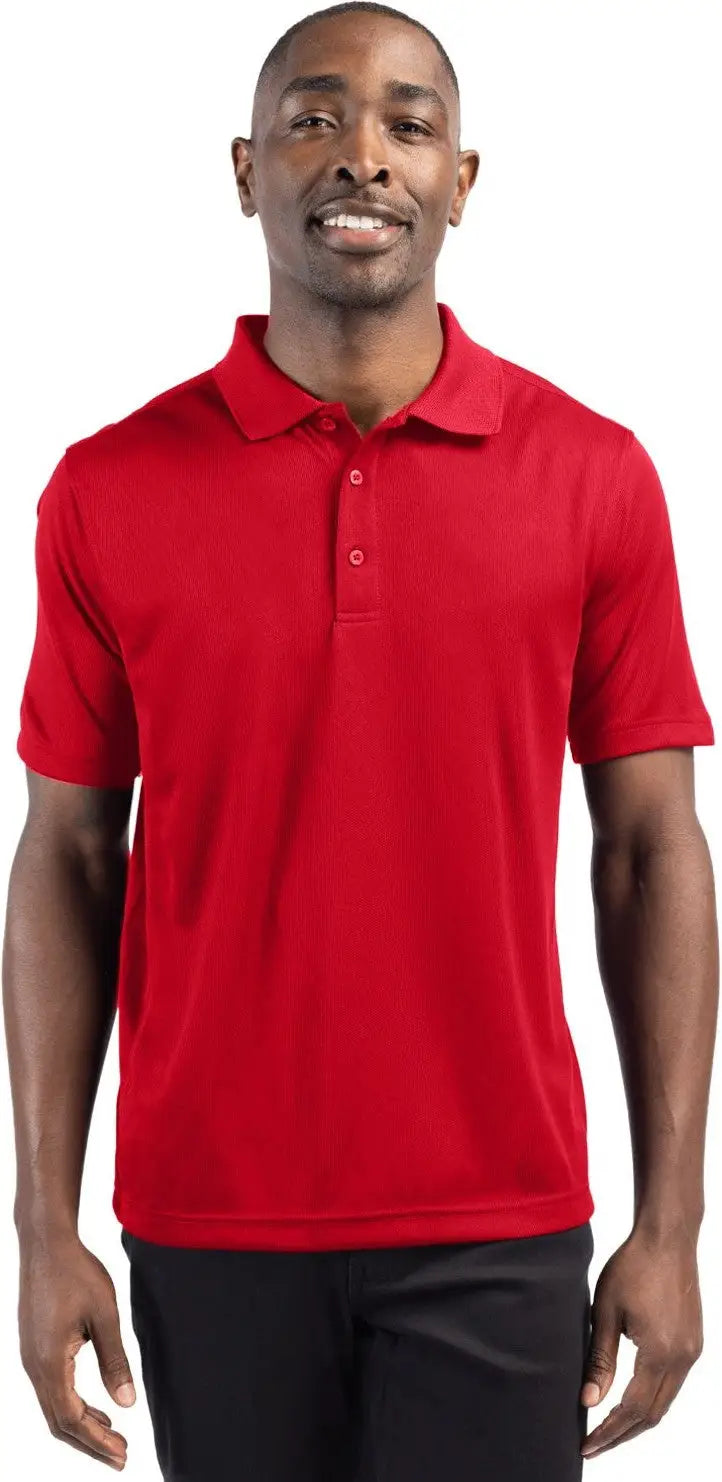 Clique Mqk00023 Ice Pique Mens Short Sleeve Tech Polo - Red - Adult s