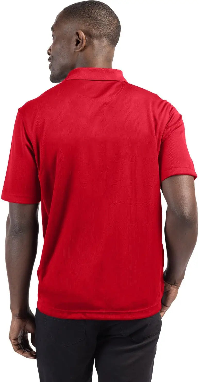 Clique Mqk00023 Ice Pique Mens Short Sleeve Tech Polo - Red