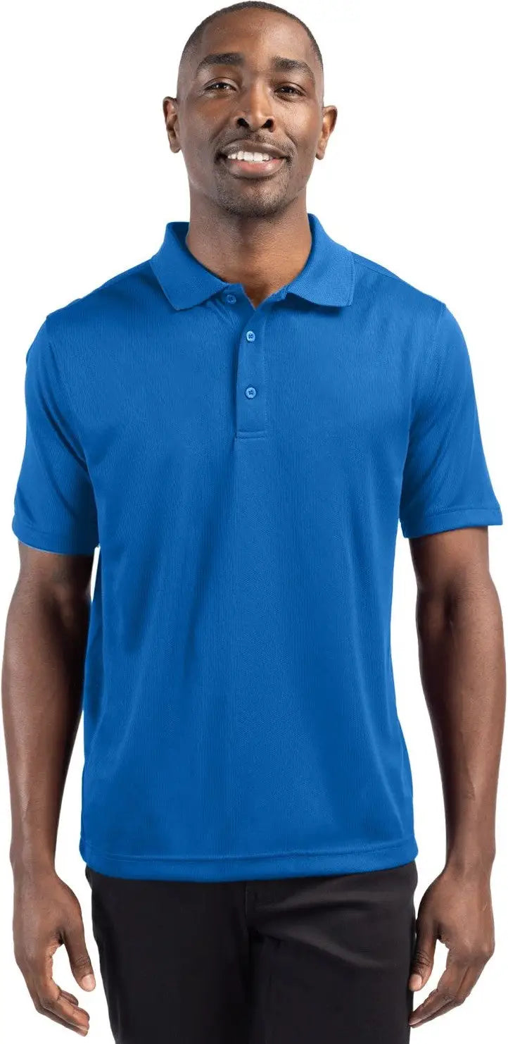 Clique Mqk00023 Ice Pique Mens Short Sleeve Tech Polo - Royal Blue - Adult s
