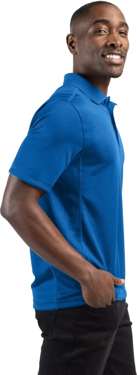 Clique Mqk00023 Ice Pique Mens Short Sleeve Tech Polo - Royal Blue