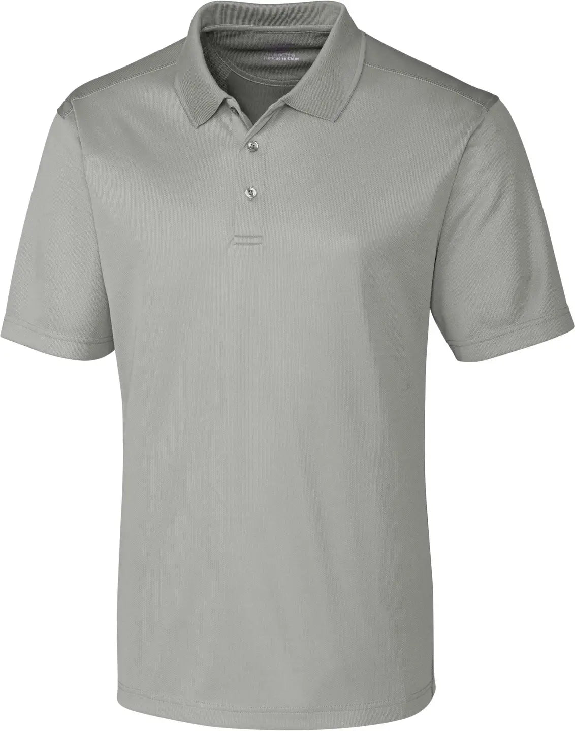 Clique Mqk00023 Ice Pique Mens Short Sleeve Tech Polo - Silver - Adult s