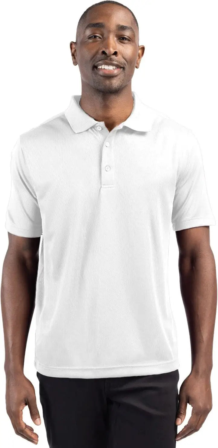 Clique Mqk00023 Ice Pique Mens Short Sleeve Tech Polo - White - Adult s