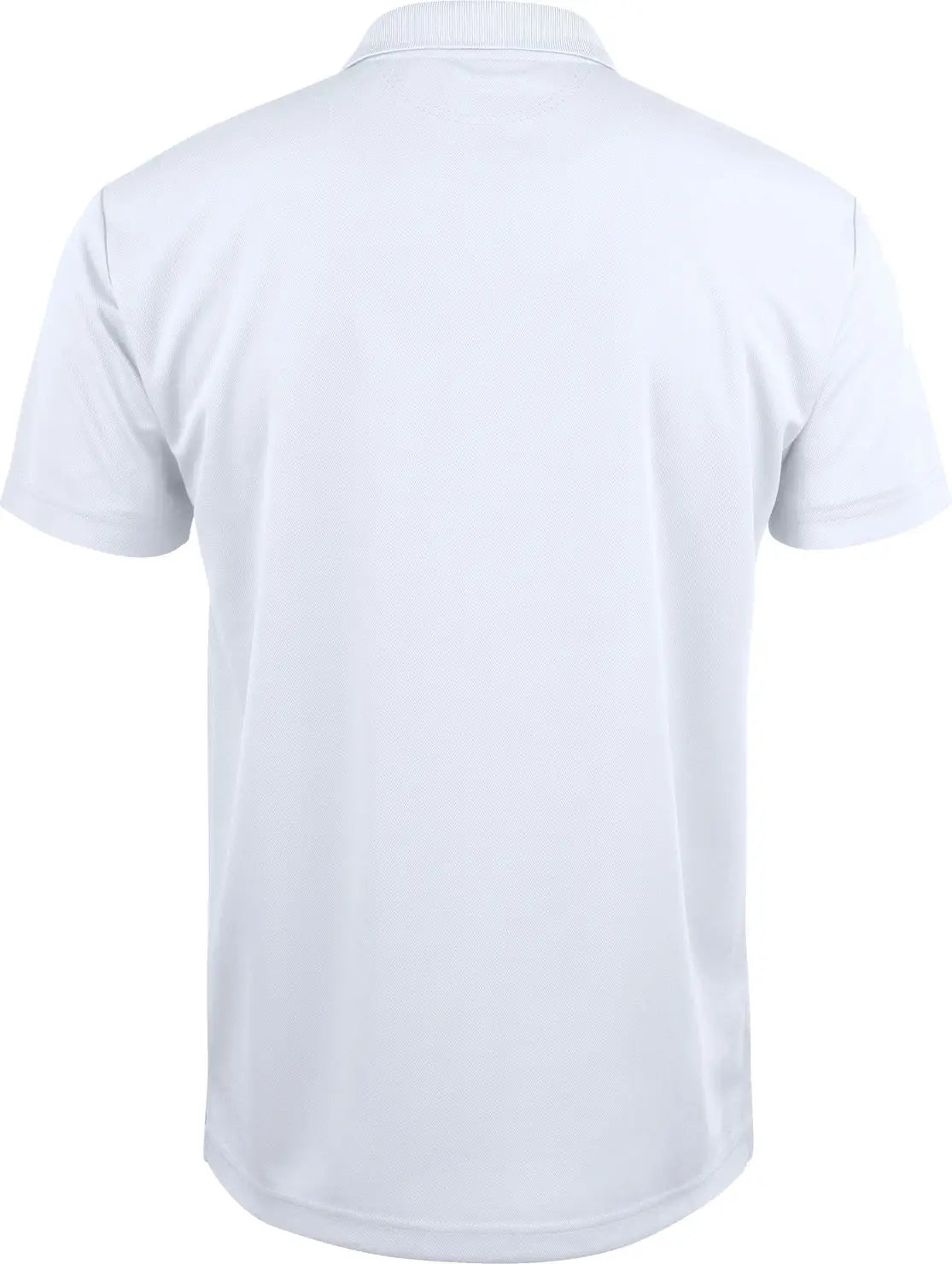 Clique Mqk00023 Ice Pique Mens Short Sleeve Tech Polo - White
