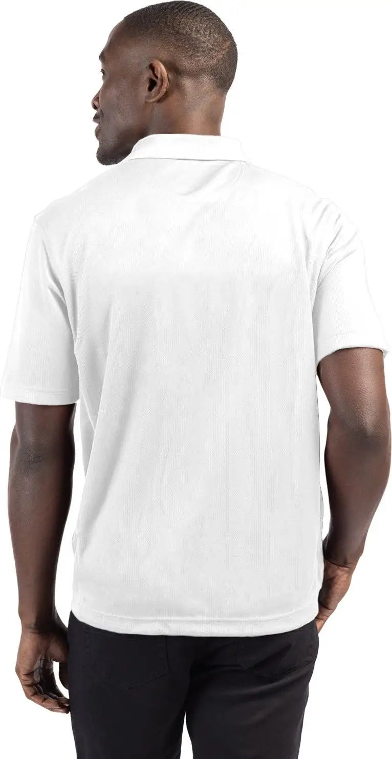 Clique Mqk00023 Ice Pique Mens Short Sleeve Tech Polo - White