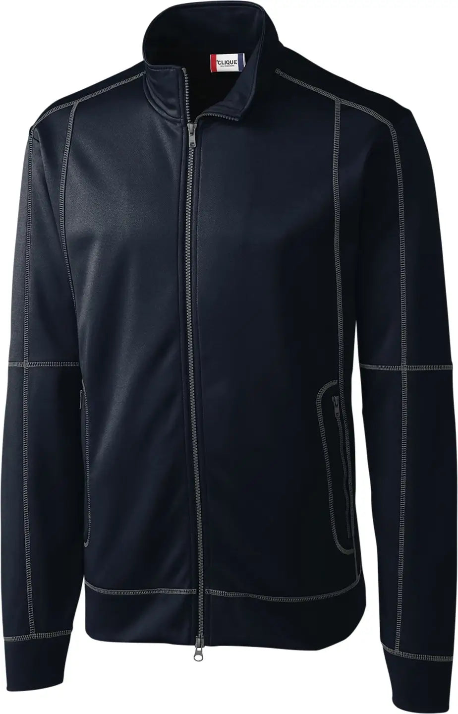 Clique Mqk00036 Helsa Performance Mens Full Zip Knit Jacket - Dark Navy