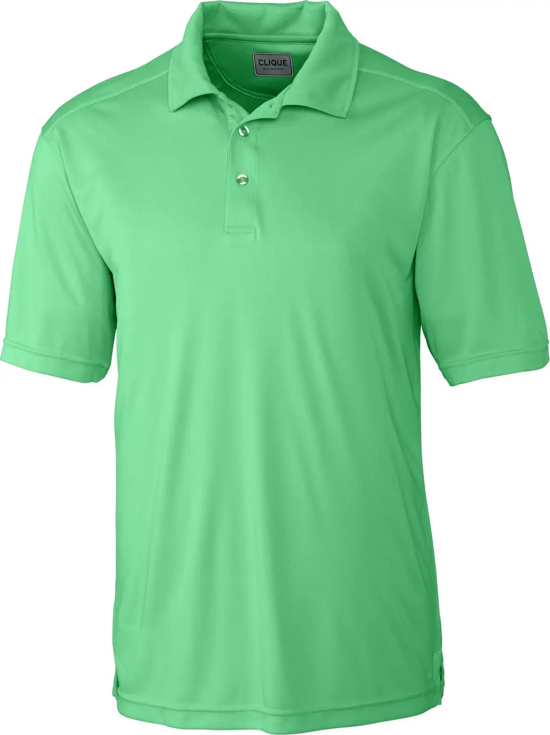 Clique Mqk00045 Parma Tech Jersey Mens Polo - Apple Green
