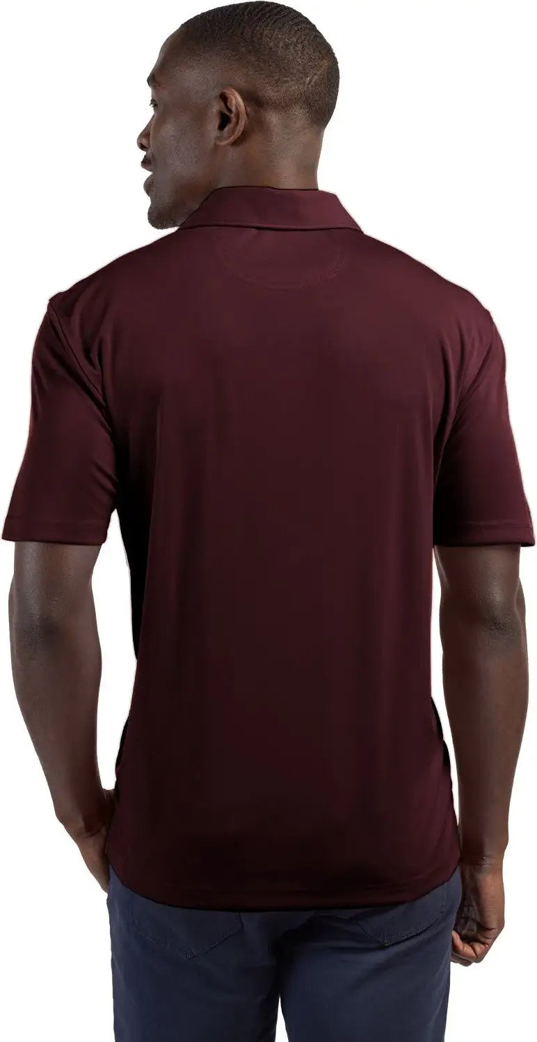 Clique Mqk00045 Parma Tech Jersey Mens Polo - Bordeaux - Adult s