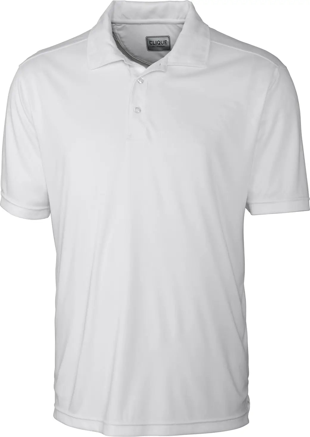 Clique Mqk00045 Parma Tech Jersey Mens Polo - White