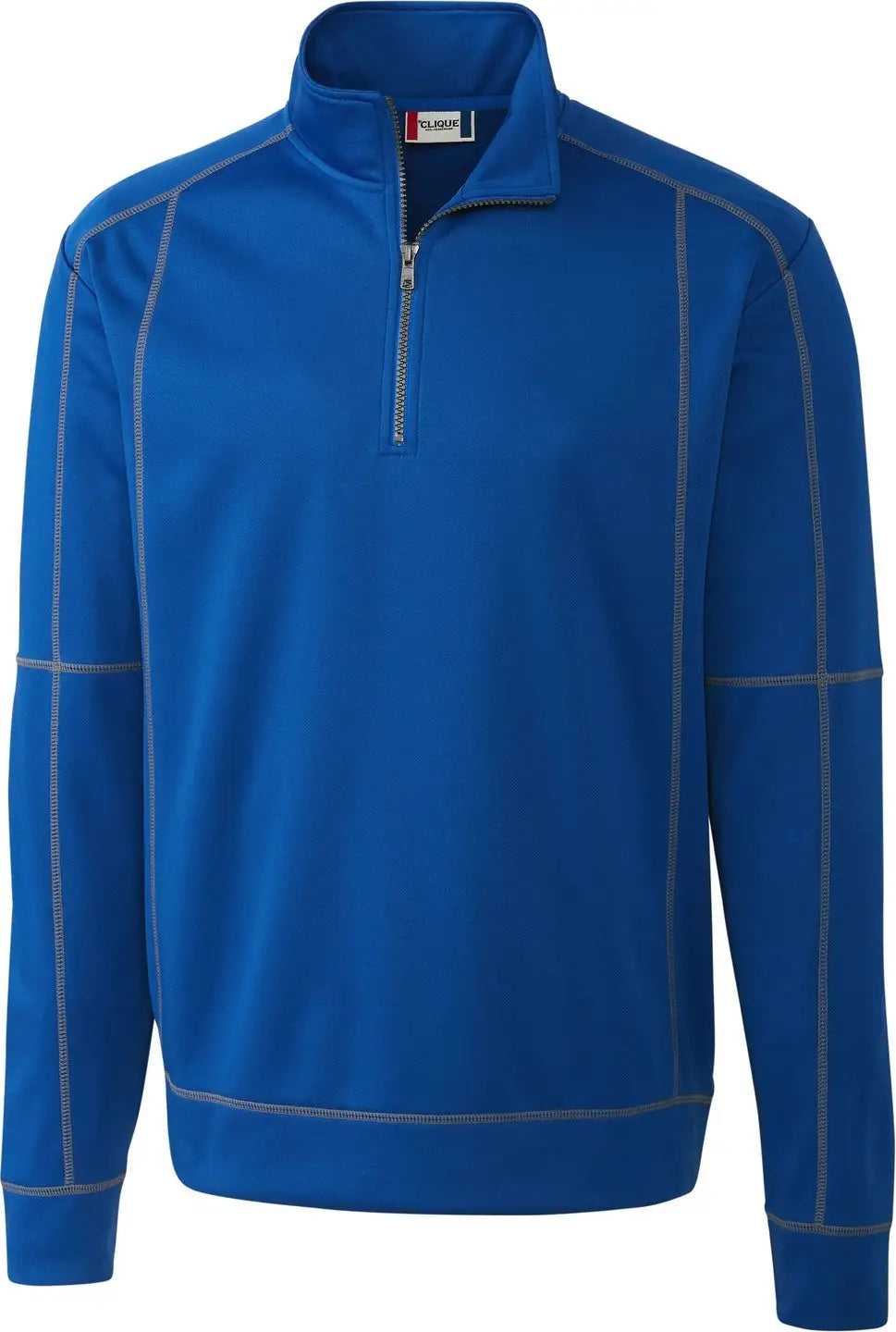 Clique Mqk00049 Helsa Performance Mens Half Zip Pullover Sweatshirt - Royal Blue - Adult s