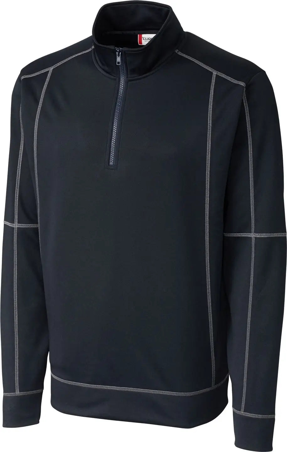 Clique Mqk00049 Helsa Performance Mens Half Zip Pullover Sweatshirt - Dark Navy