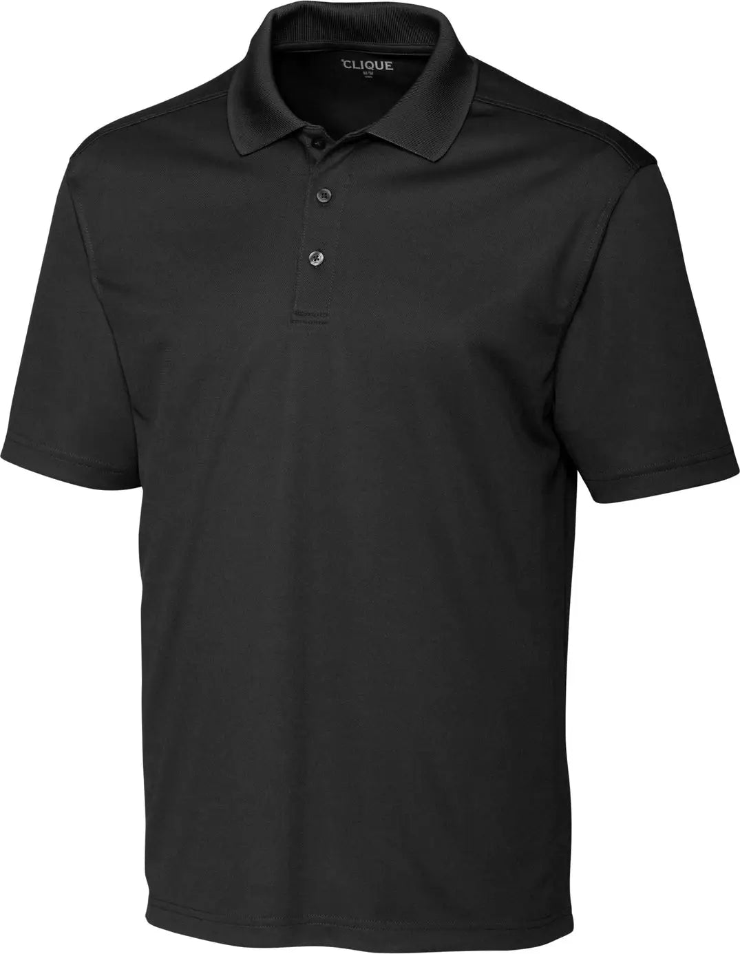 Clique Mqk00075 Spin Eco Performance Pique Mens Polo - Black - Adult s