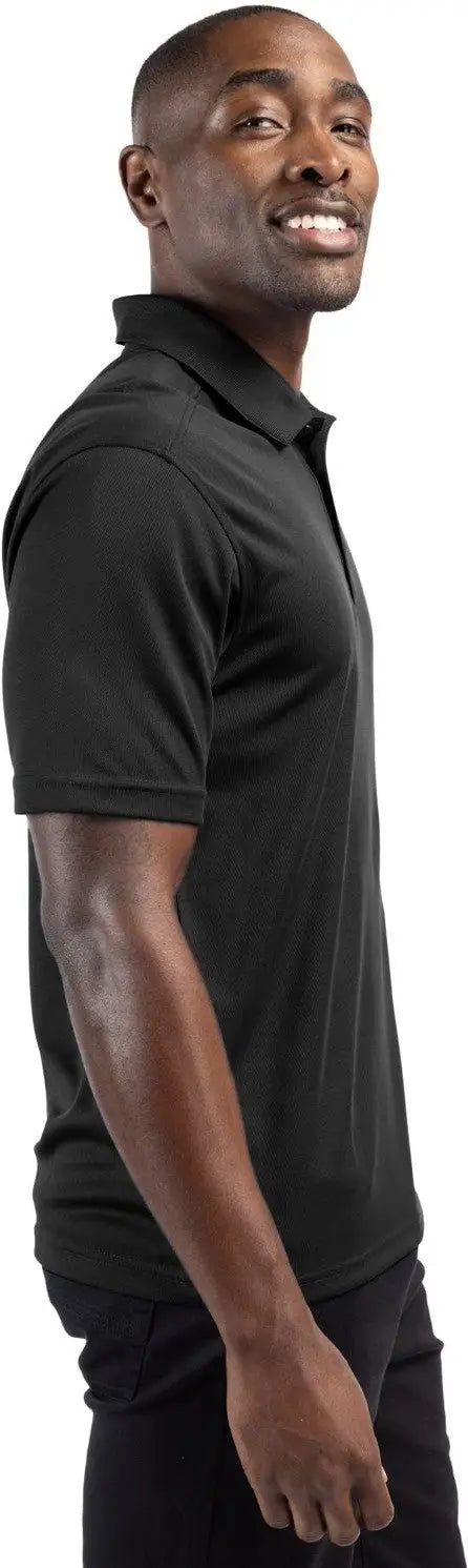 Clique Mqk00075 Spin Eco Performance Pique Mens Polo - Black