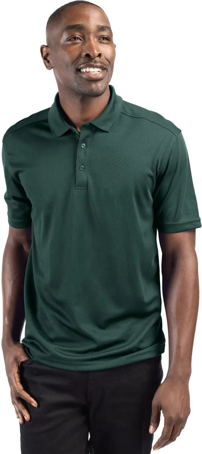 Clique Mqk00075 Spin Eco Performance Pique Mens Polo - Evergreen - Adult m