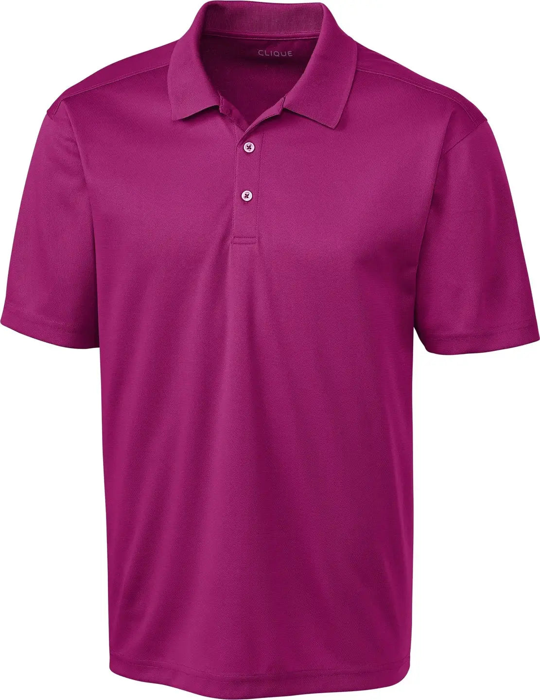 Clique Mqk00075 Spin Eco Performance Pique Mens Polo - Gala Pink