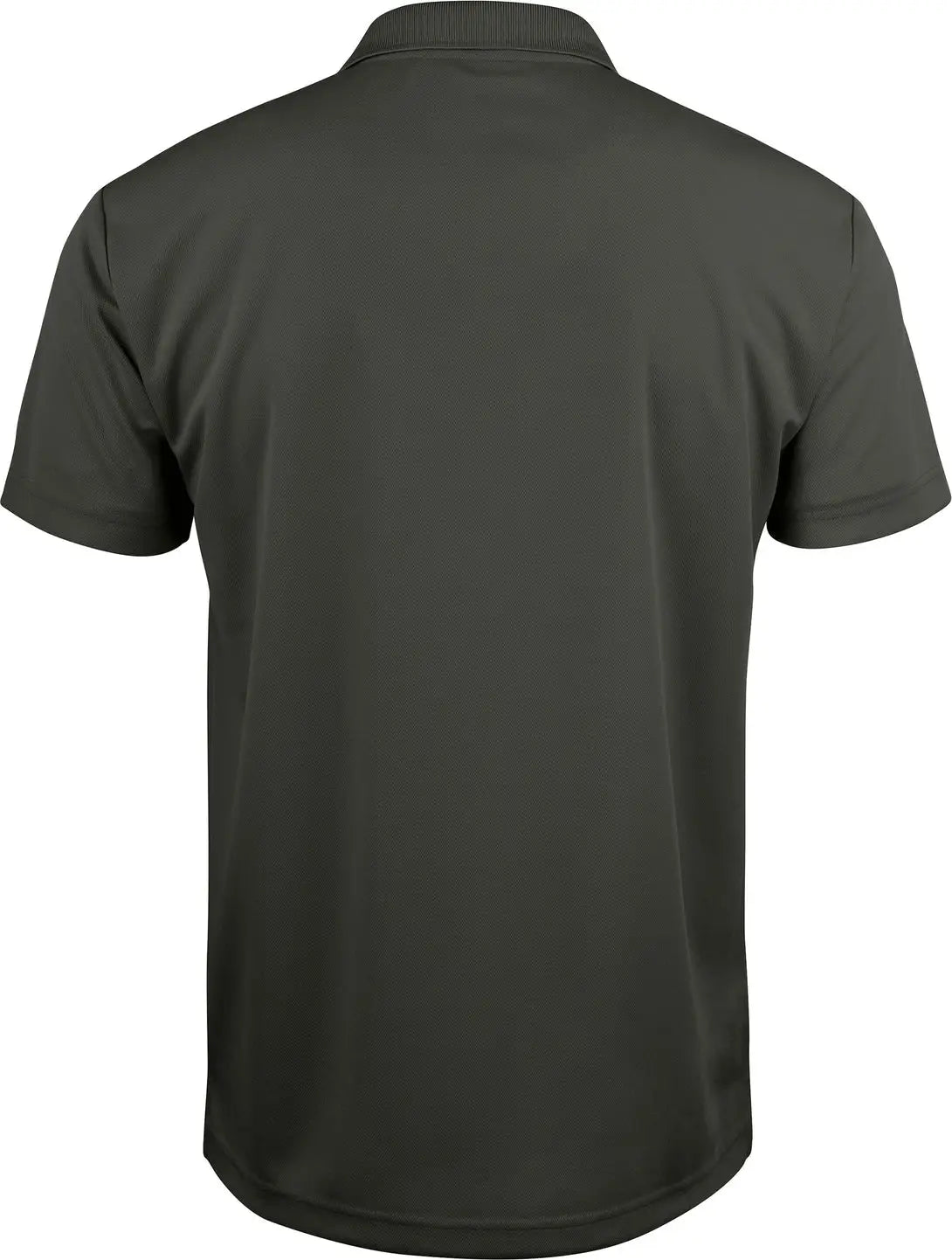 Clique Mqk00075 Spin Eco Performance Pique Mens Polo - Pure Slate