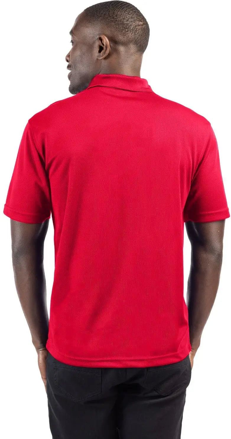 Clique Mqk00075 Spin Eco Performance Pique Mens Polo - Red