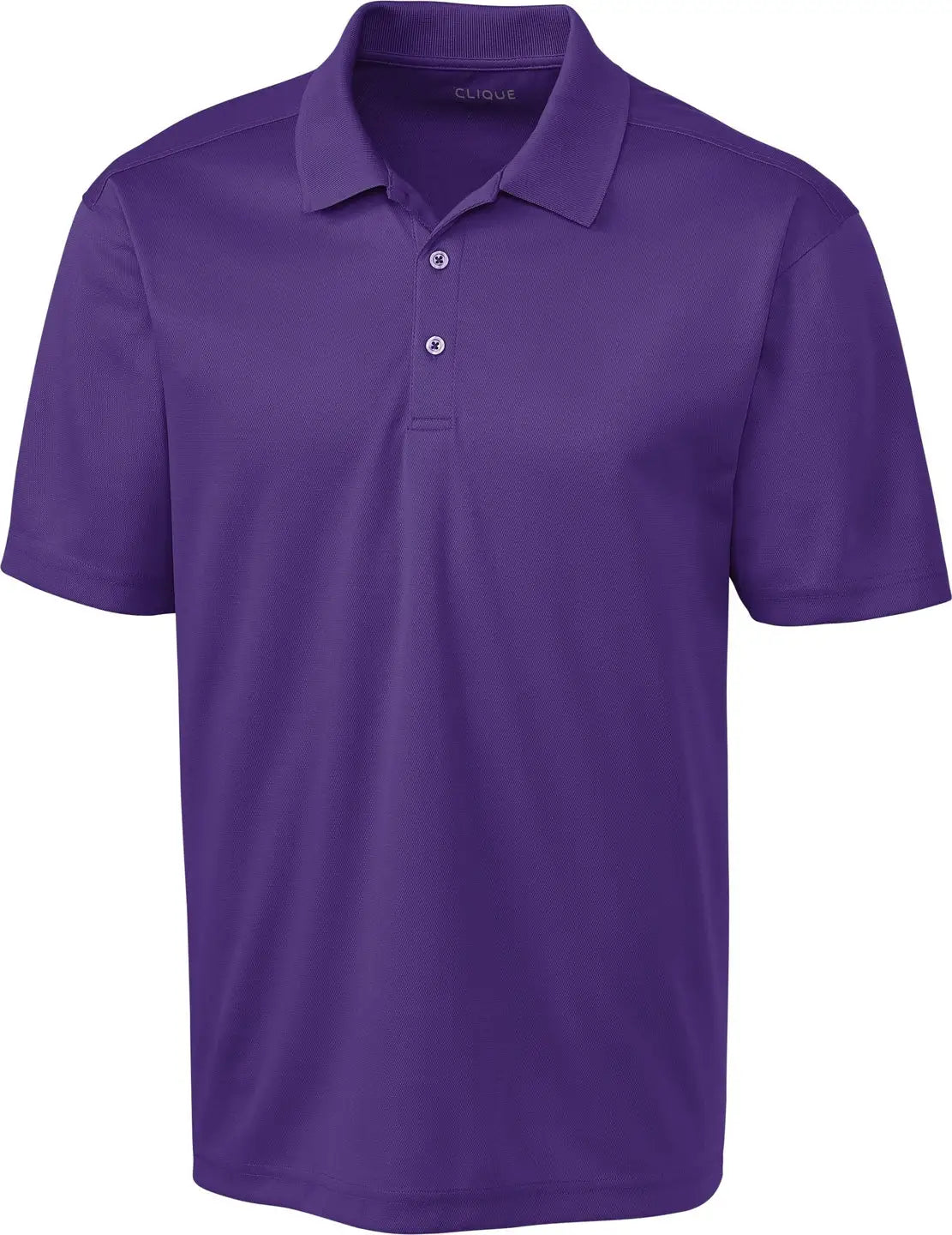 Clique Mqk00075 Spin Eco Performance Pique Mens Polo - Royal Purple