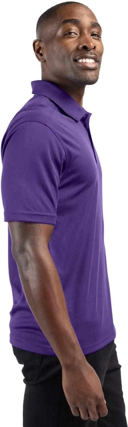 Clique Mqk00075 Spin Eco Performance Pique Mens Polo - Royal Purple